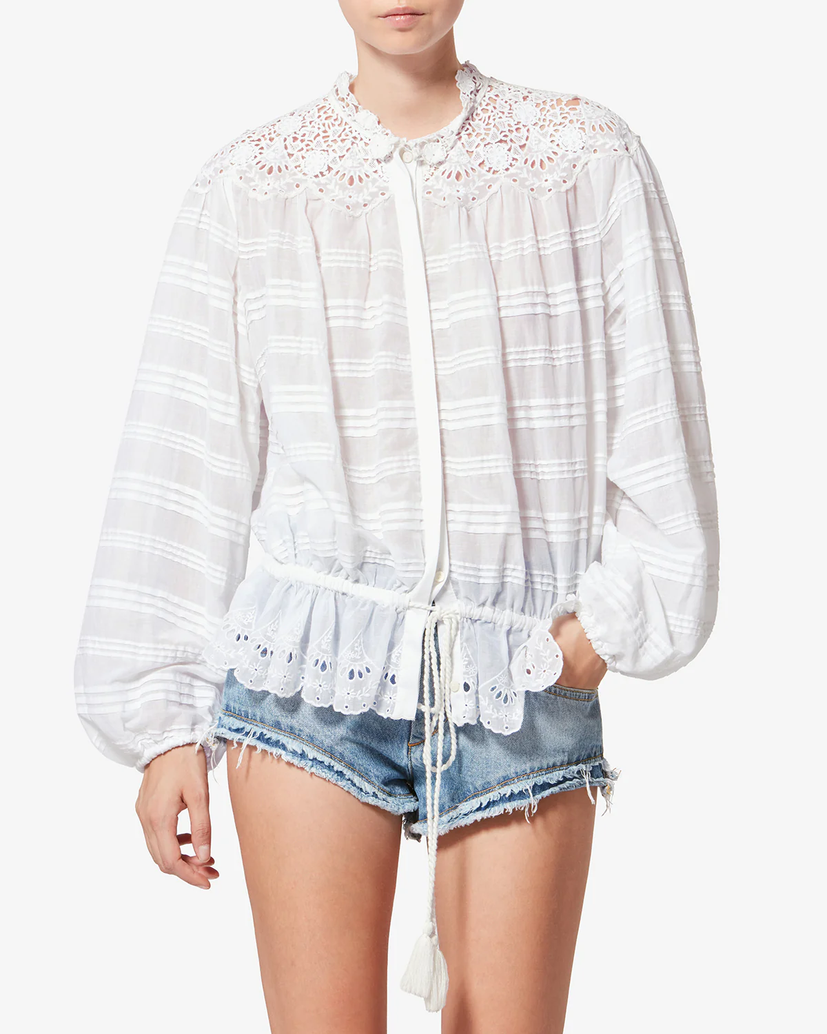 ISABEL MARANT POLLY BLOUSE