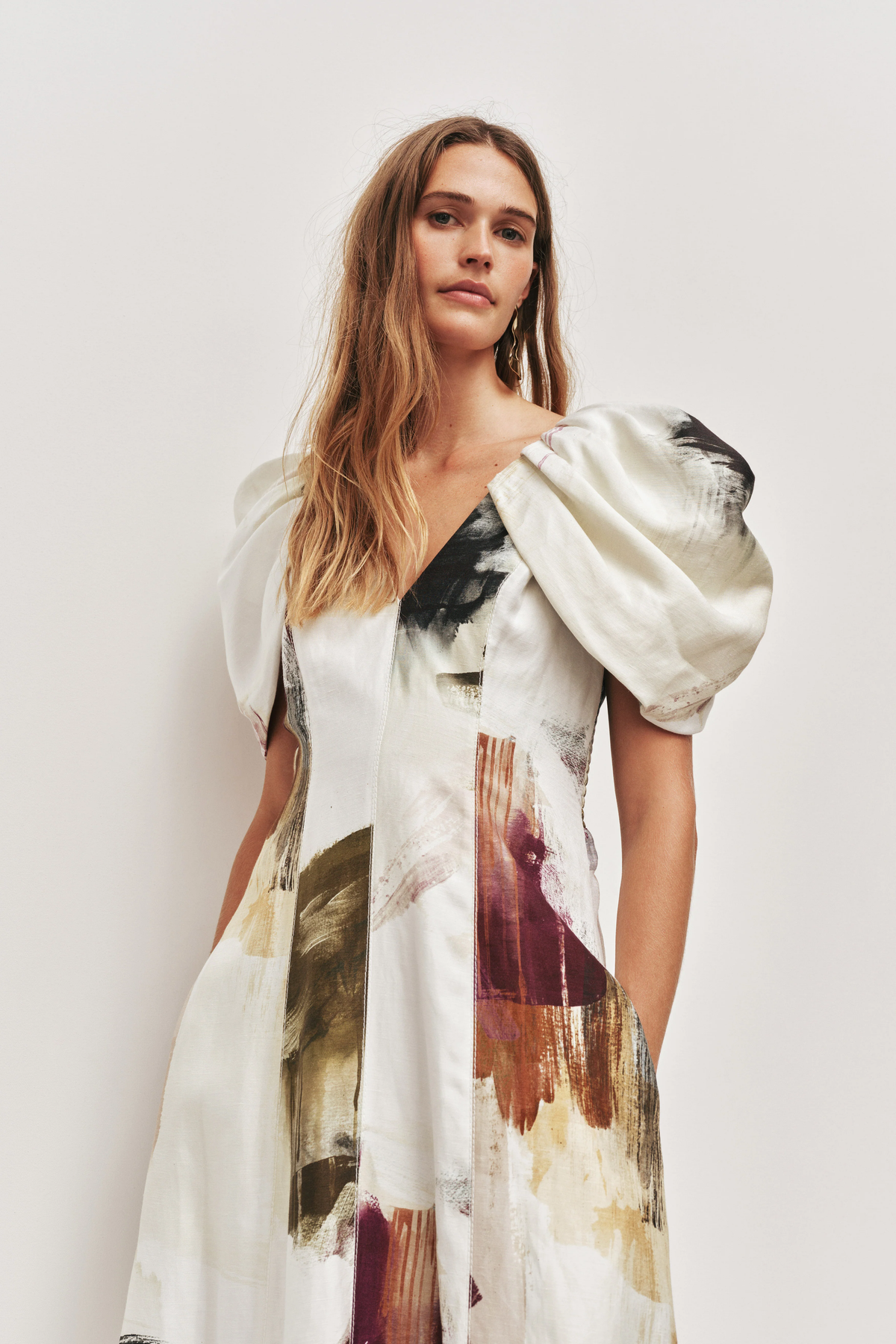 Aje Bisou Midi Dress