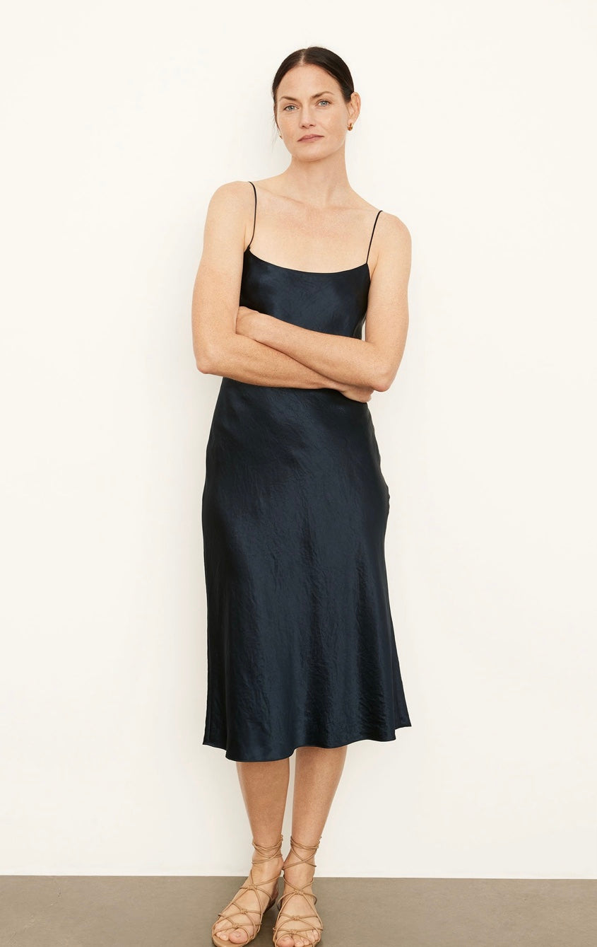 Vince Satin Slip Skirt