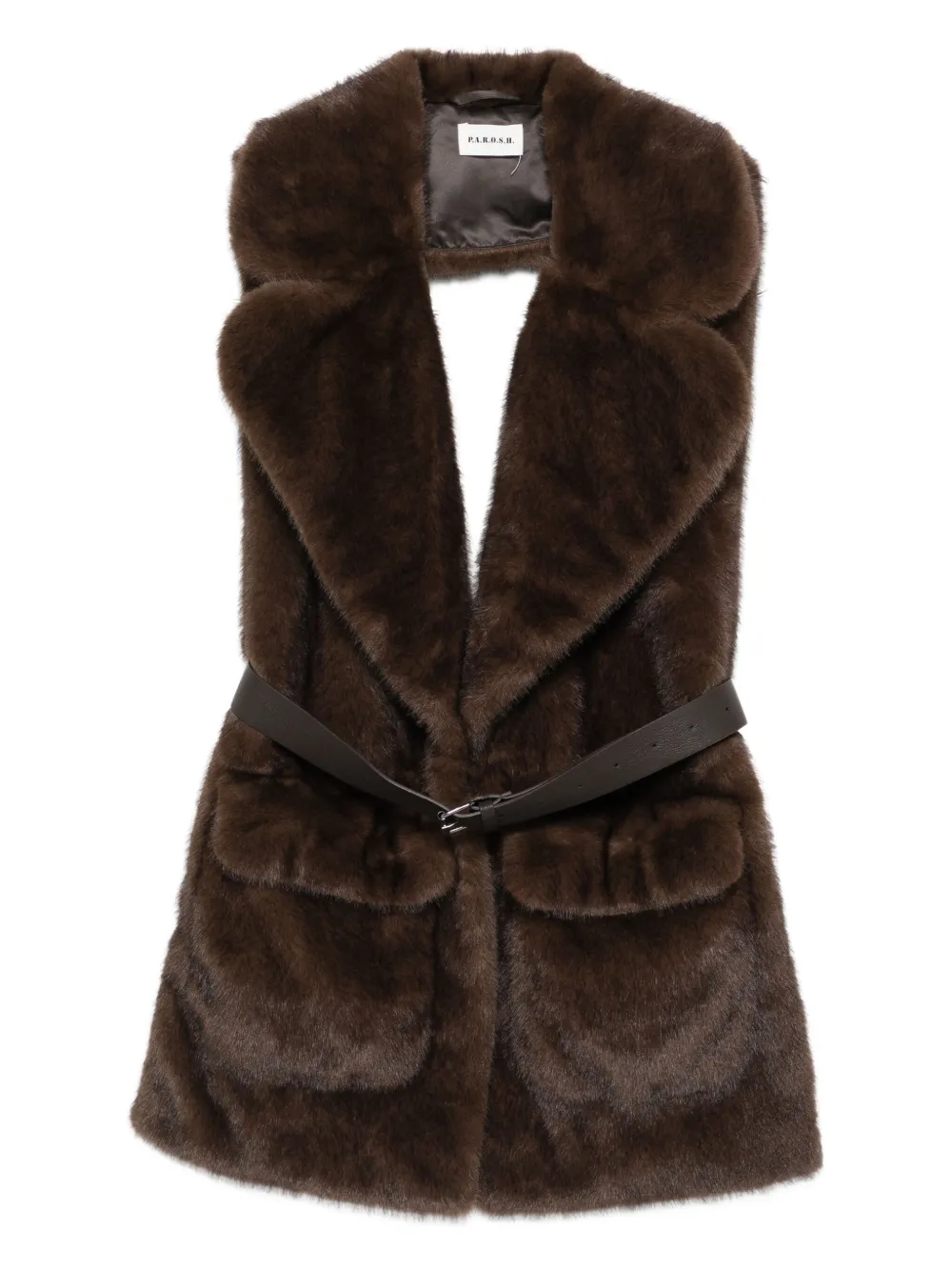 Parosh Gilet faux Fur