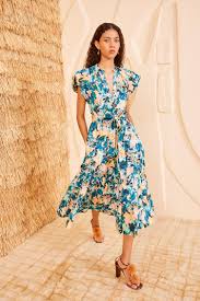 Ulla Johnson Ottilie Dress. Delphinium