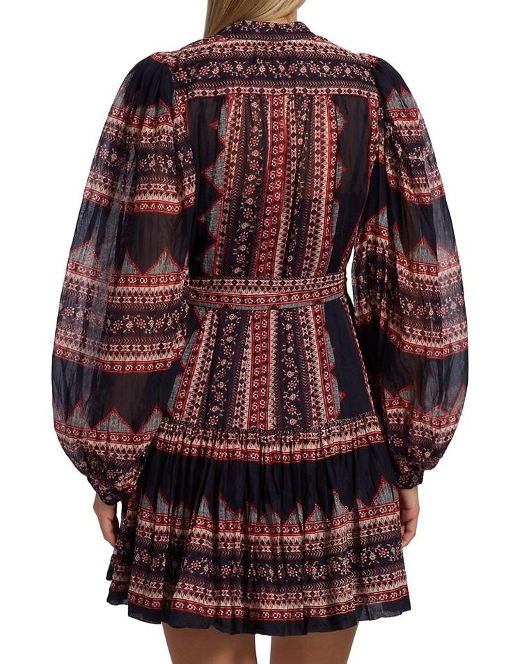 Sea New York Suzie Print Long Sleeved Dress