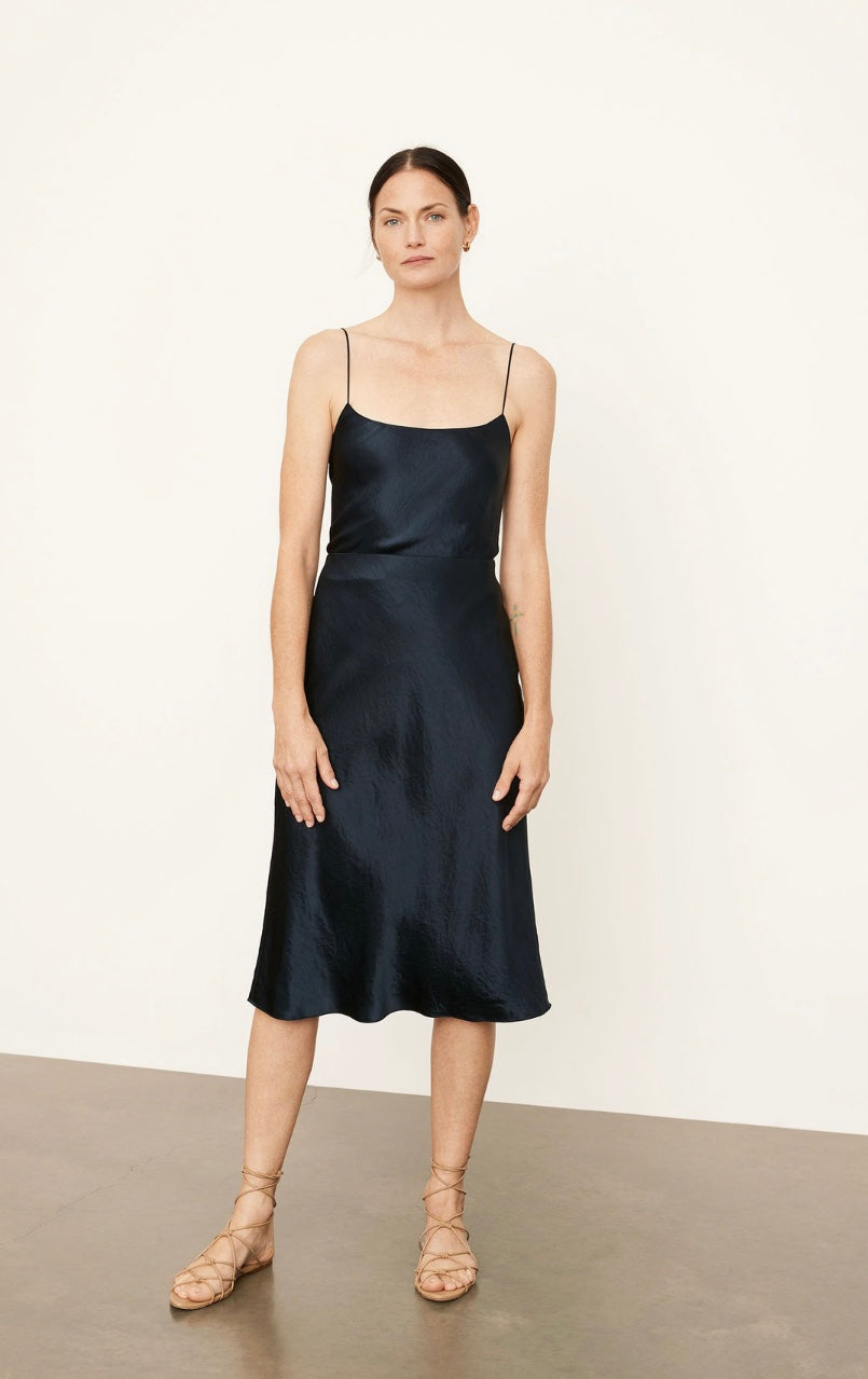 Vince Satin Slip Skirt