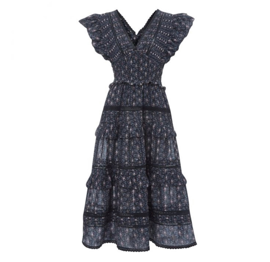 Sea Yvonne Flutter Sleeved Dress