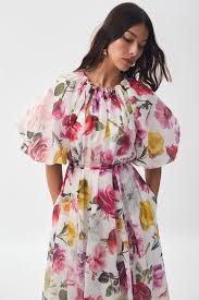 AJE FLEUR MIDI DRESS