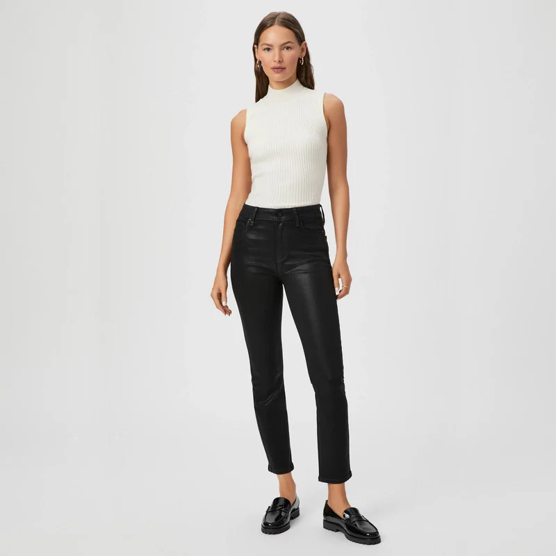 Paige Cindy Jean Black Fog Luxe Coating