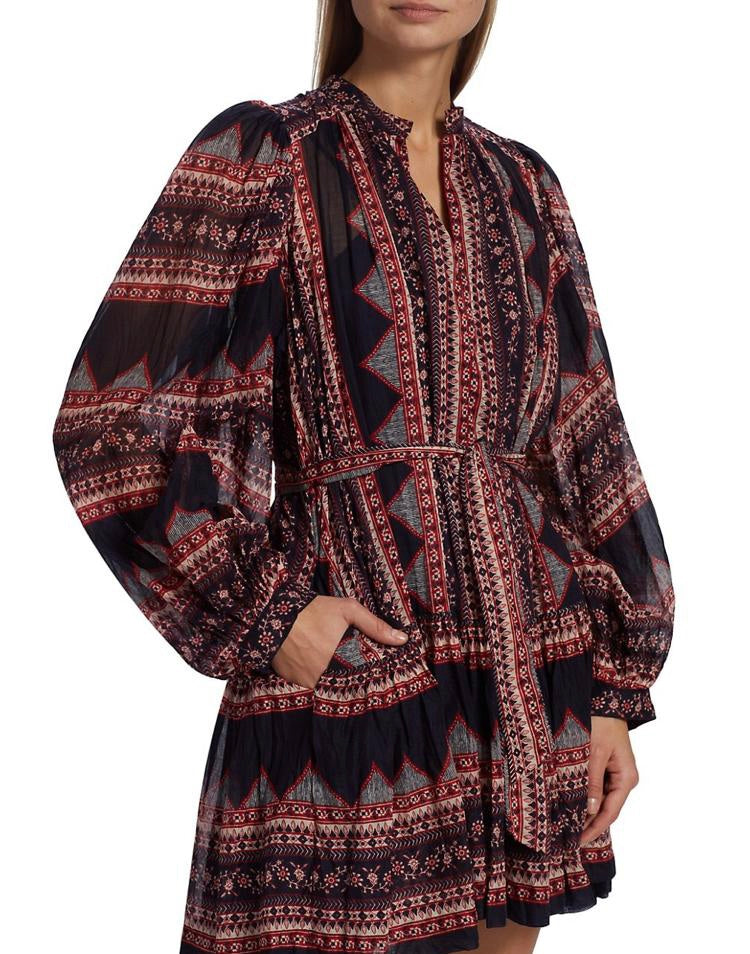 Sea New York Suzie Print Long Sleeved Dress