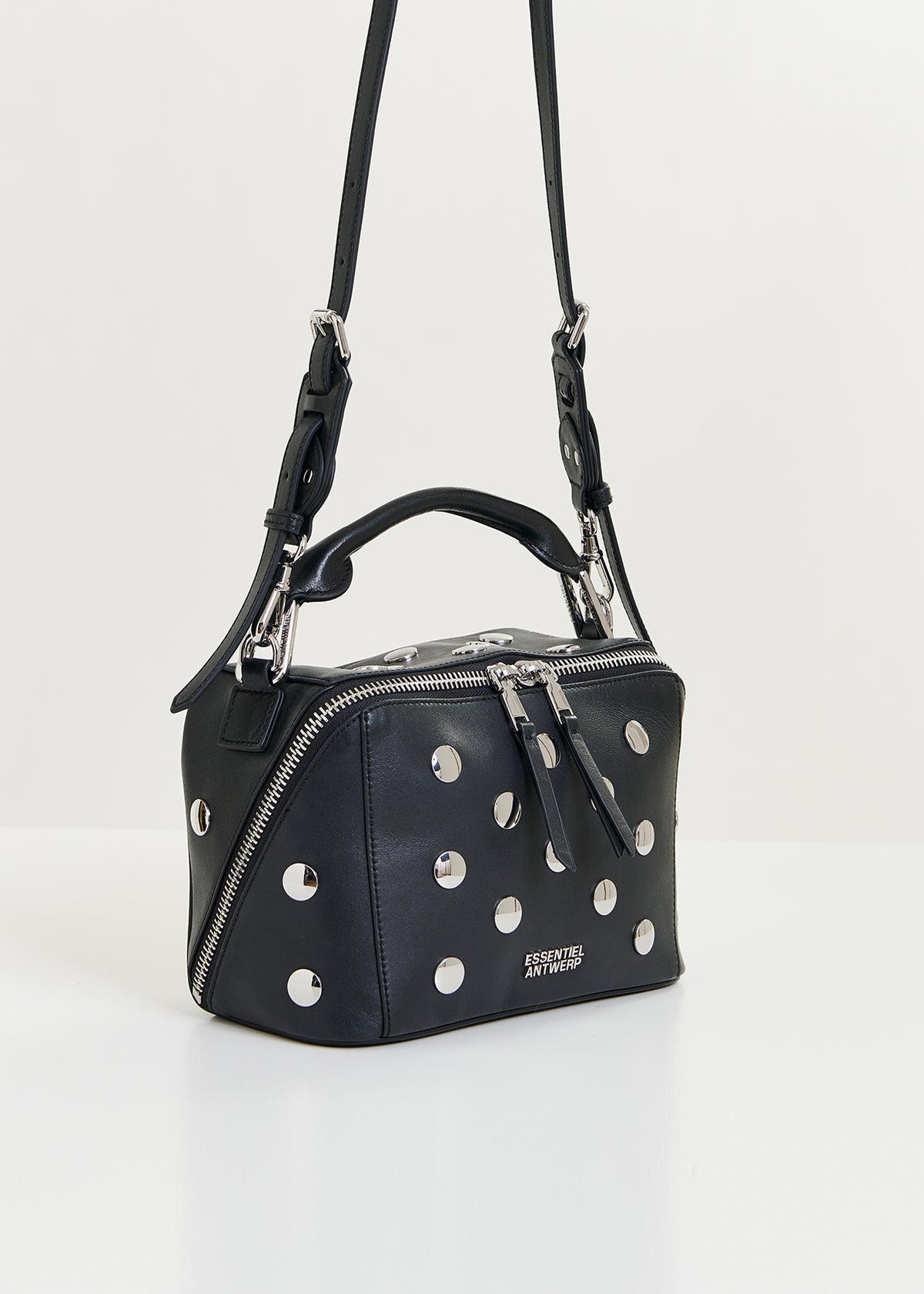 Imona leather bag with studs