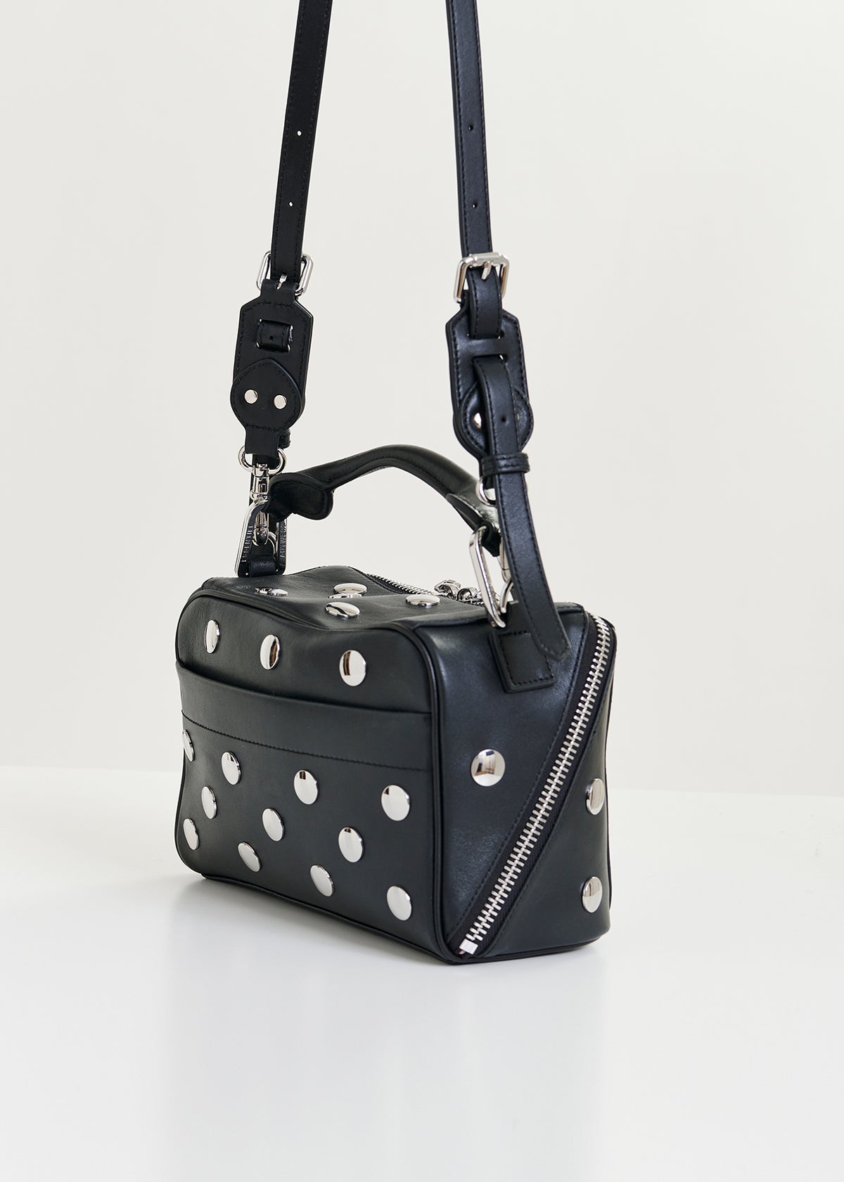 Imona leather bag with studs
