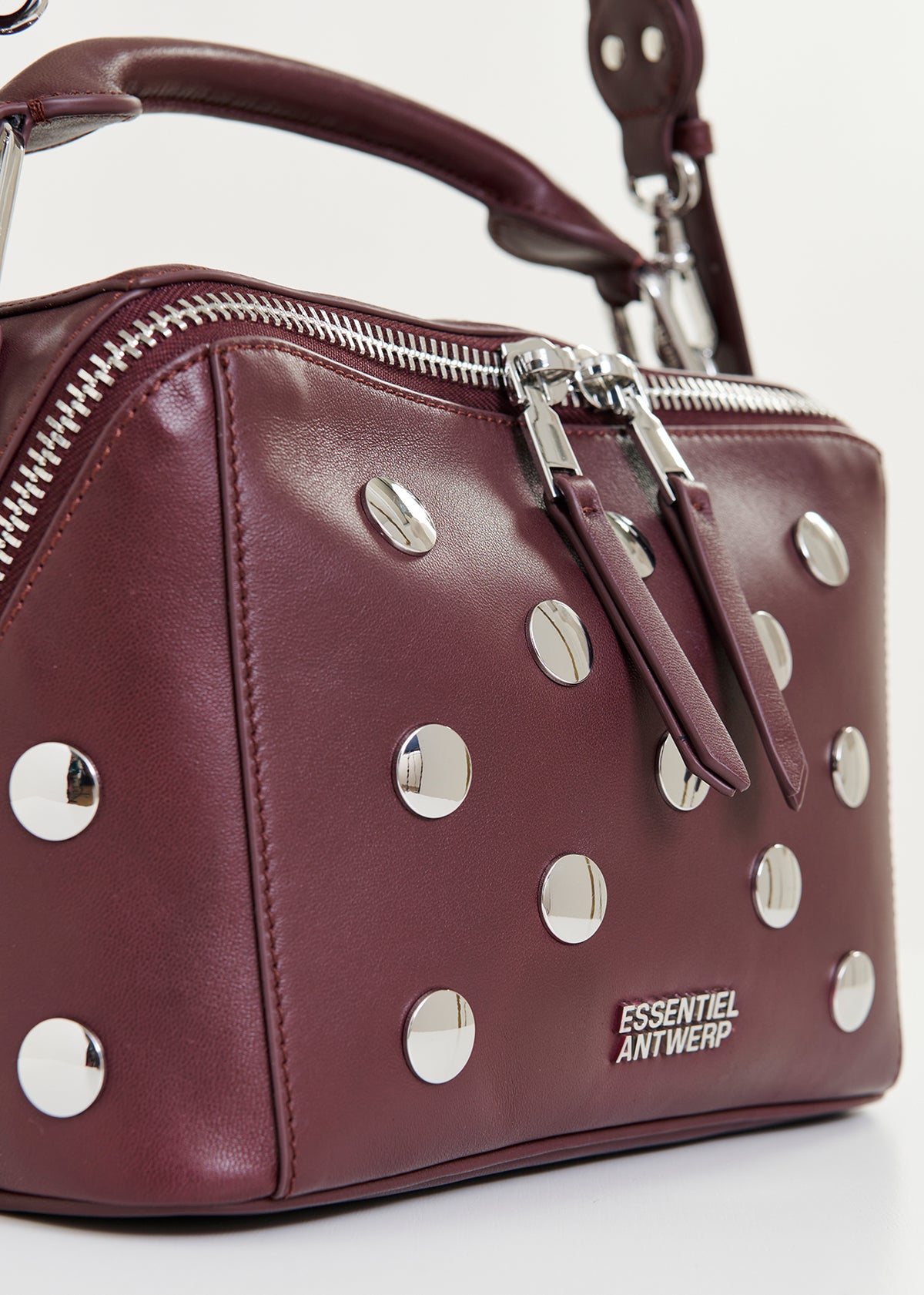Imona leather bag with studs