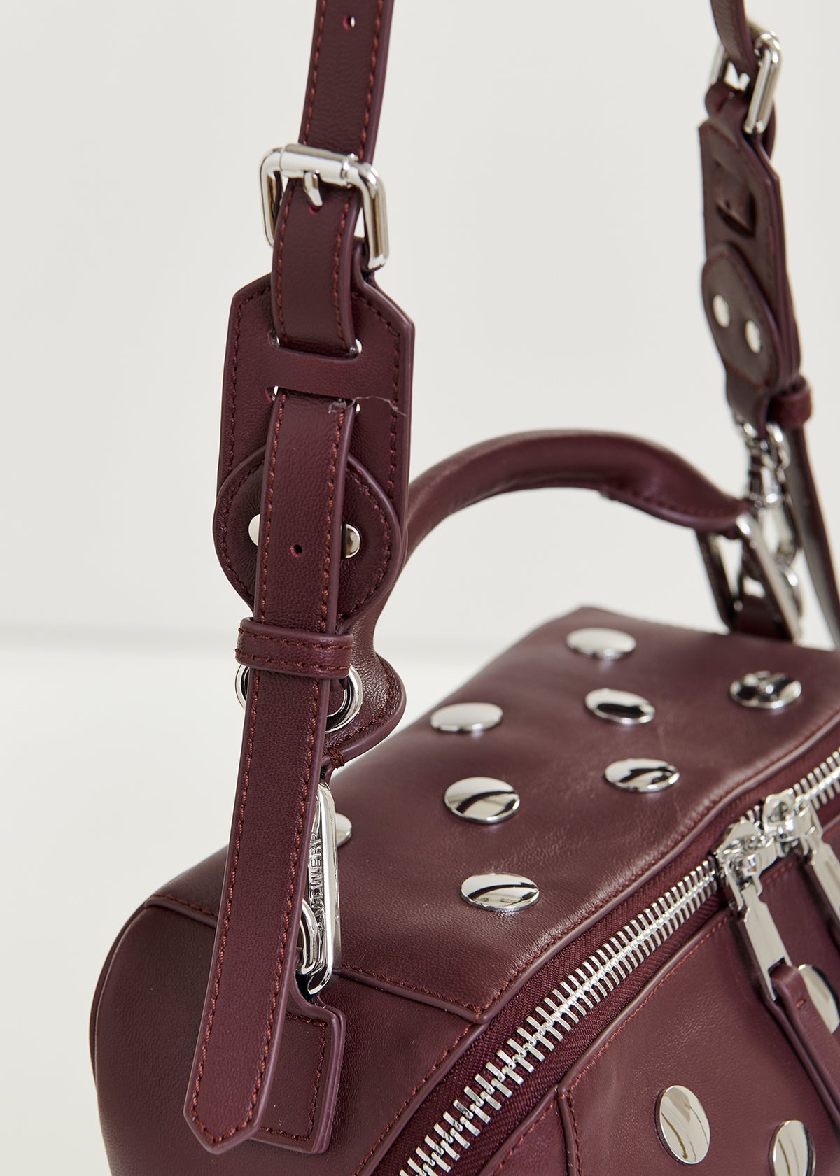 Imona leather bag with studs