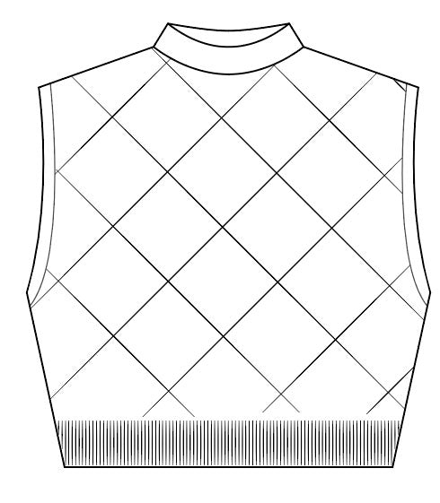 Import sleeveless pullover