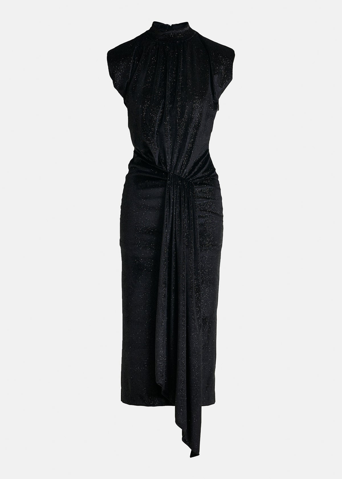 Inche velvet jersey dress