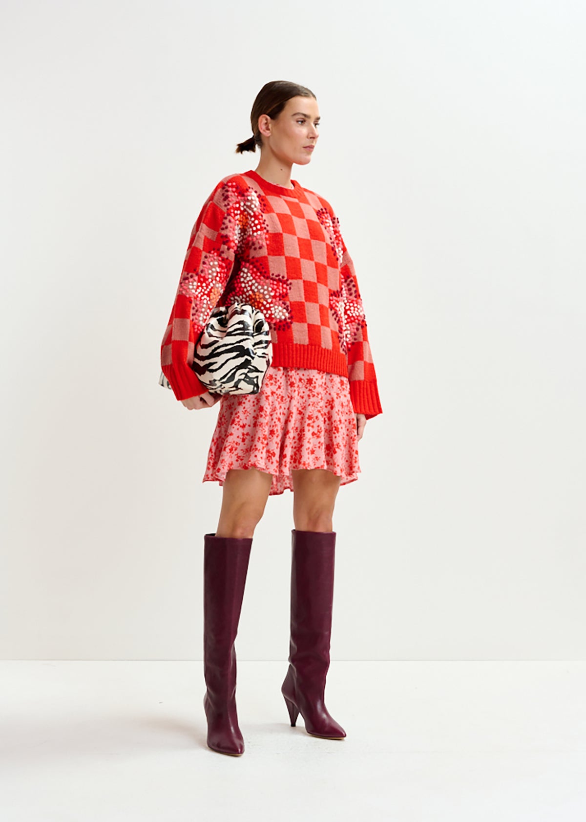 Inter embroidered pullover
