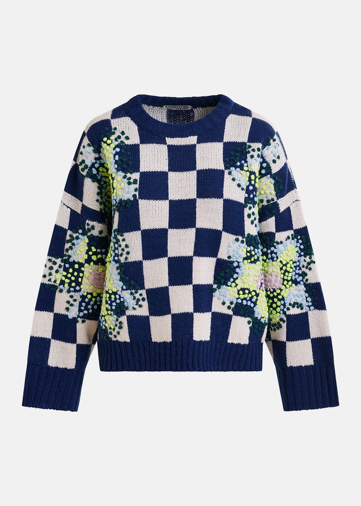 Inter embroidered pullover