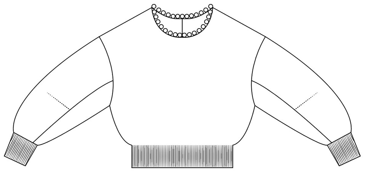 Inti pullover with beads