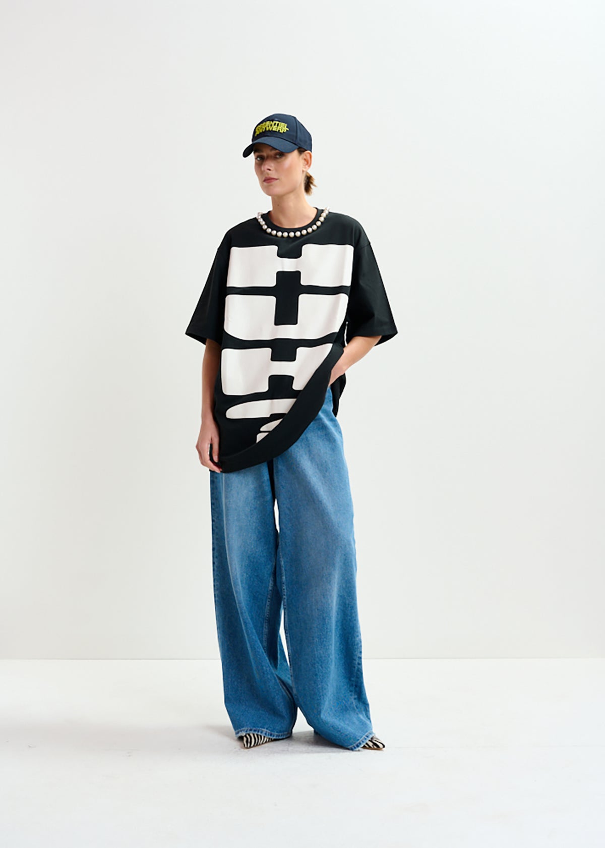 Ipop beads print t-shirt