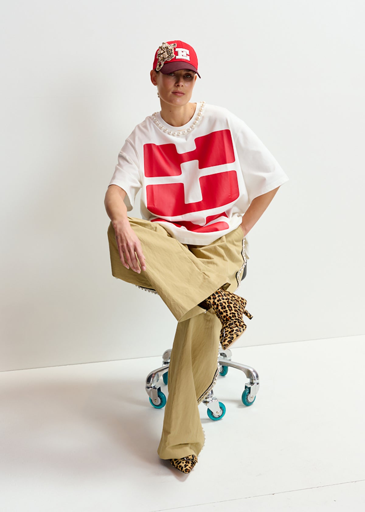 Ipop beads print t-shirt
