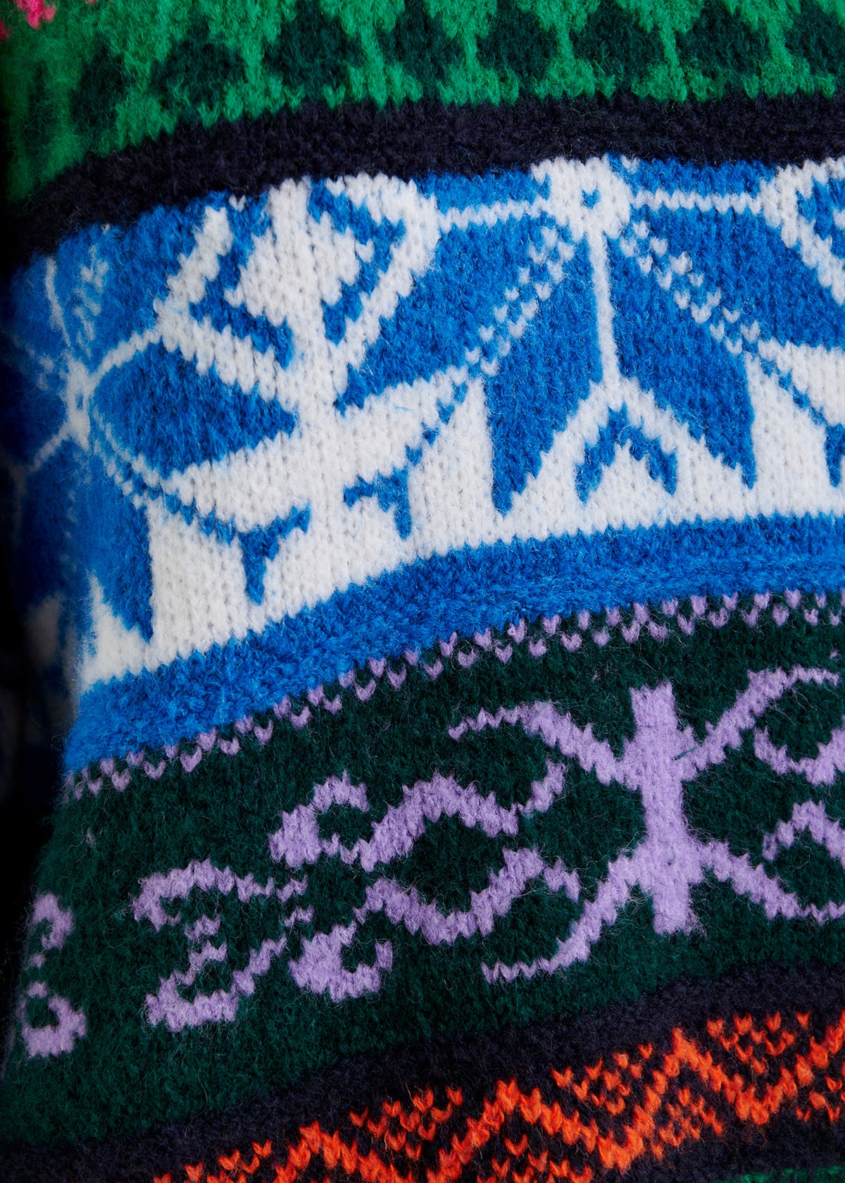 Irelando jacquard knit pull