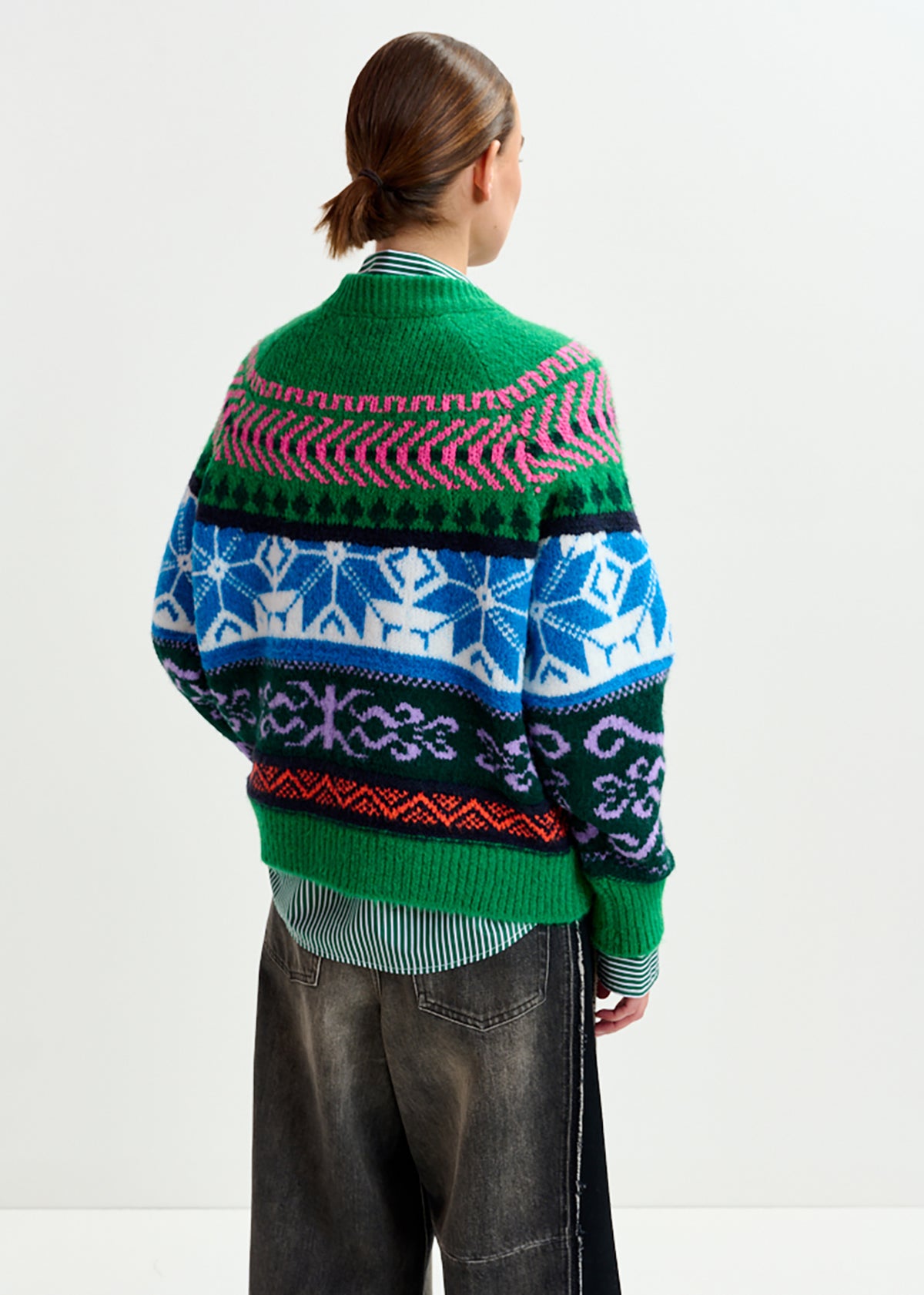Irelando jacquard knit pull
