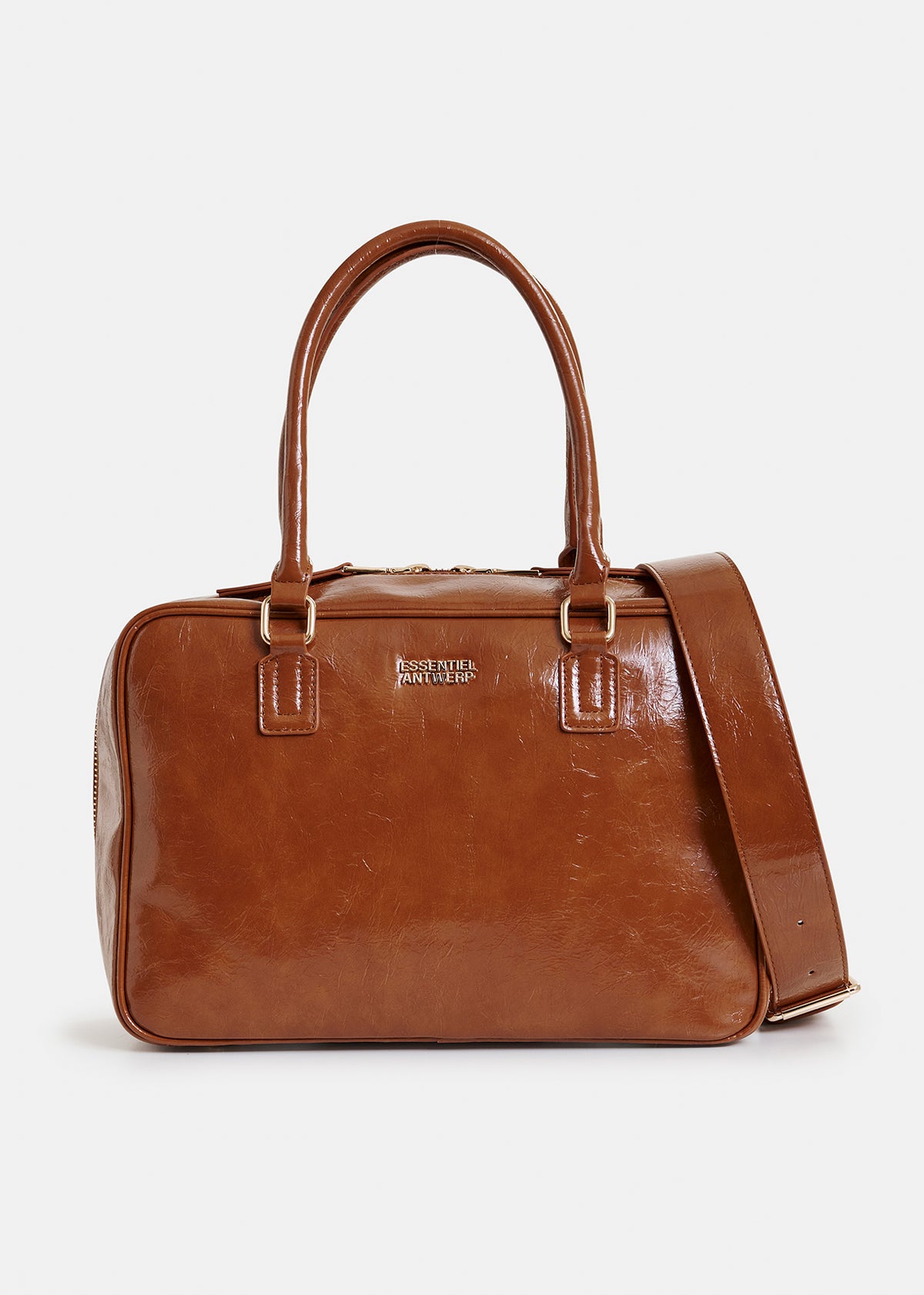Iremy shiny zipped bag