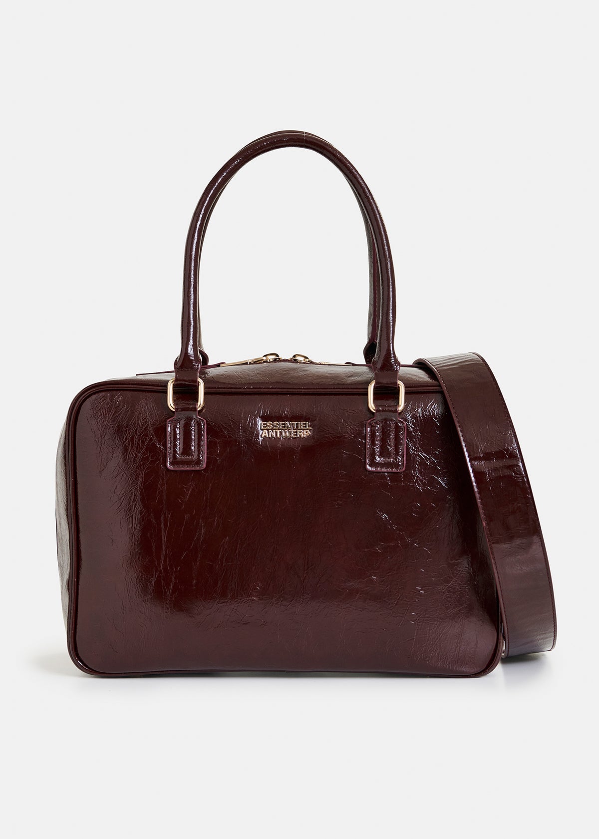 Iremy shiny zipped bag