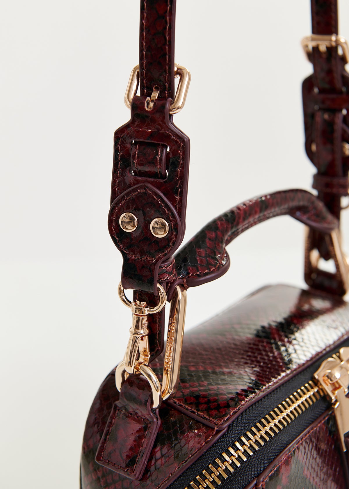 Irona leather mini bobbi bag