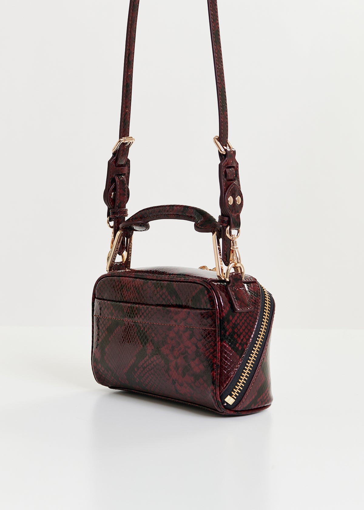 Irona leather mini bobbi bag