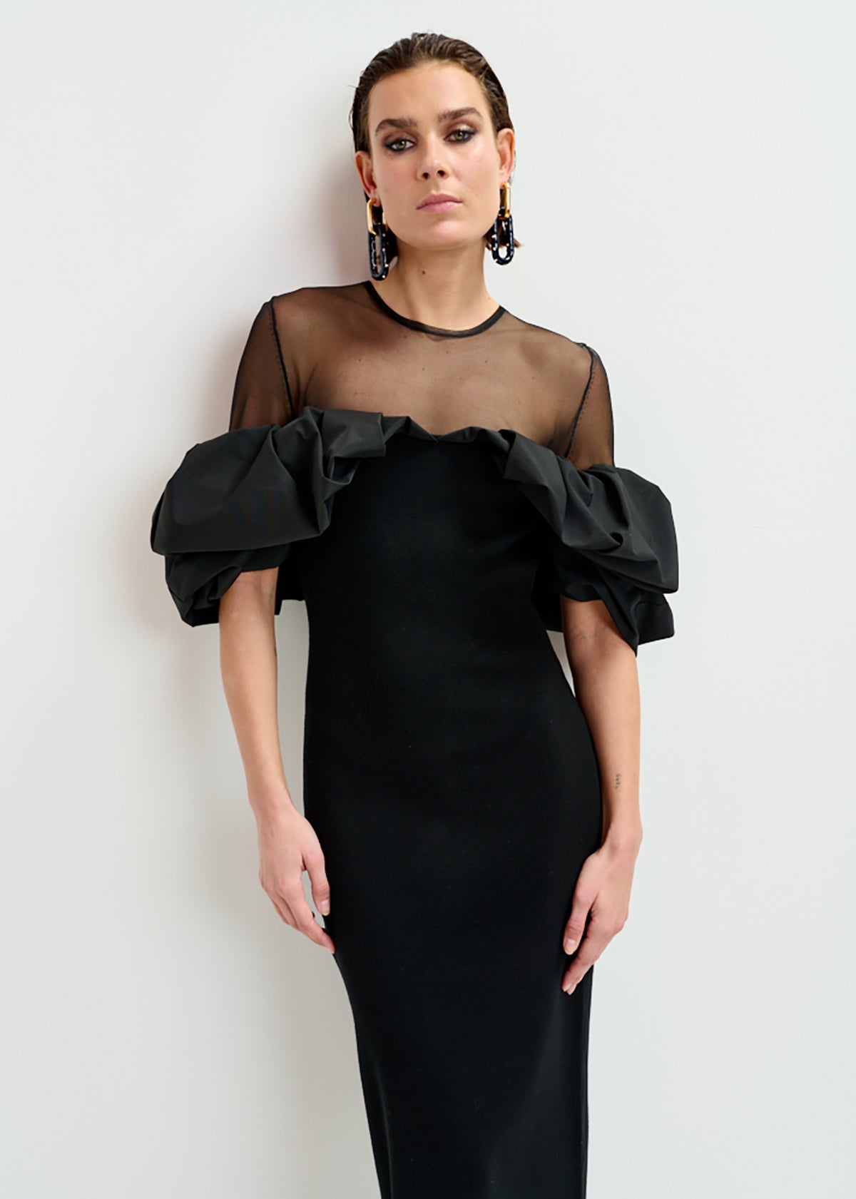 Isatis fitted knit dress