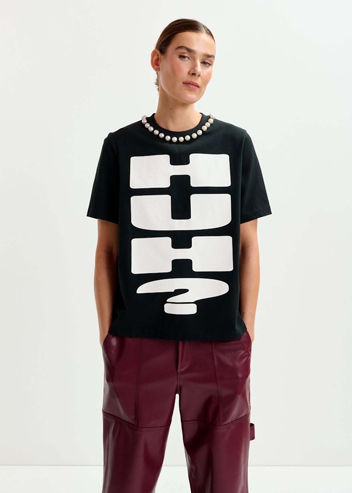 Isos beads print t-shirt