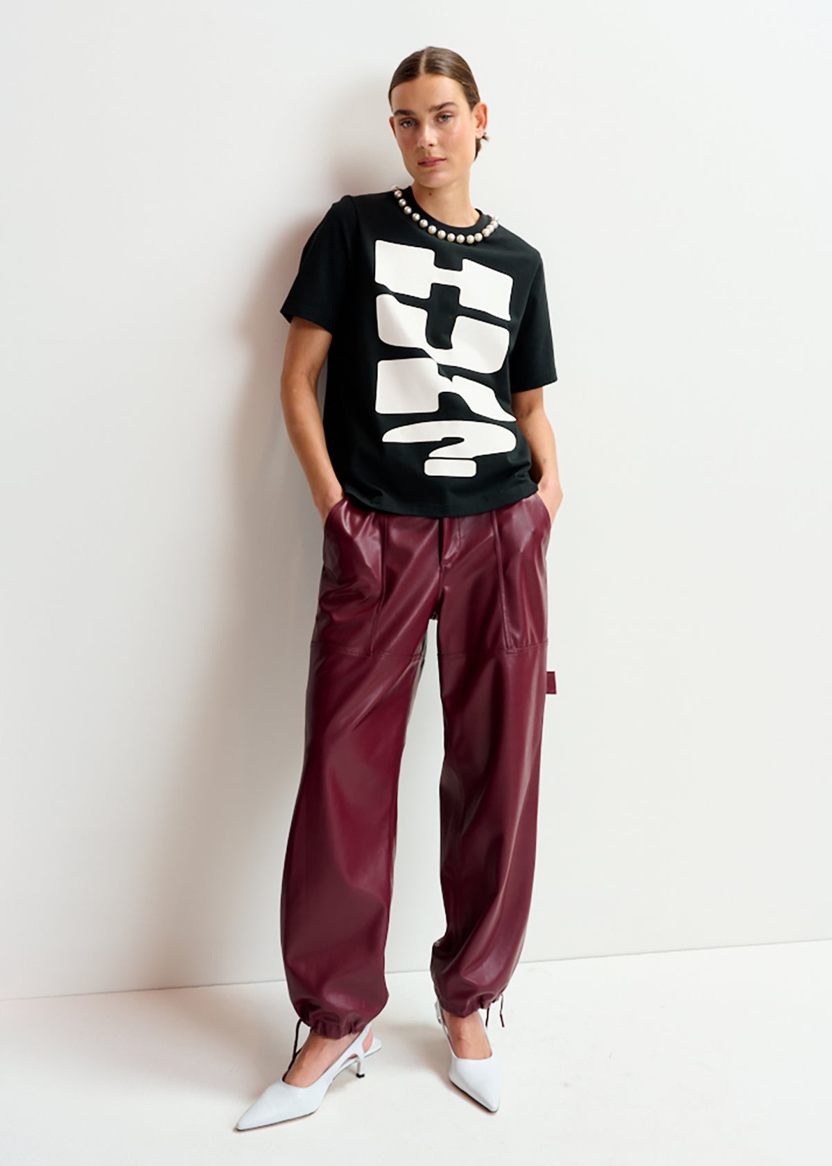 Isos beads print t-shirt