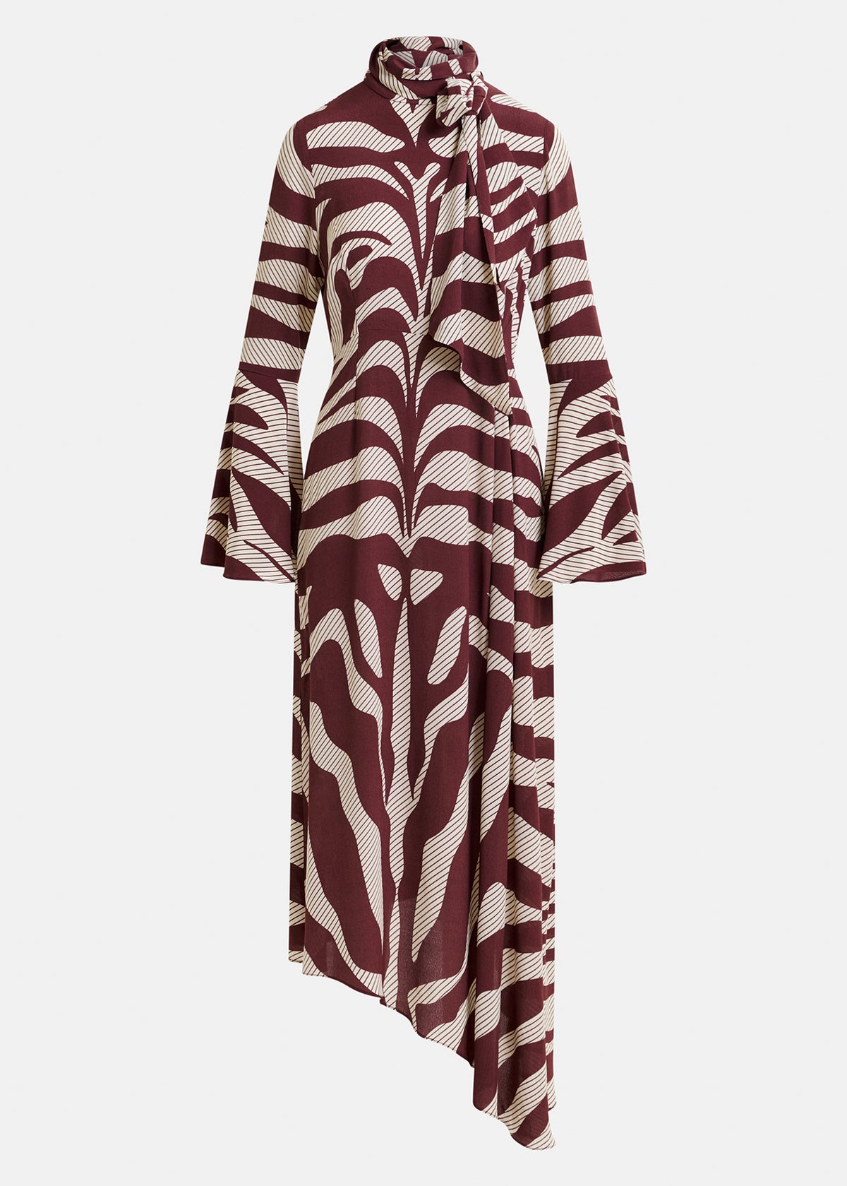 Istripe asymmetric dress