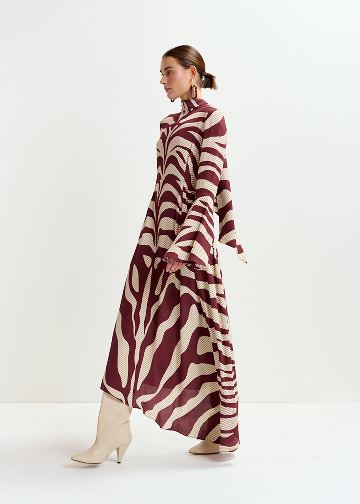 Istripe asymmetric dress