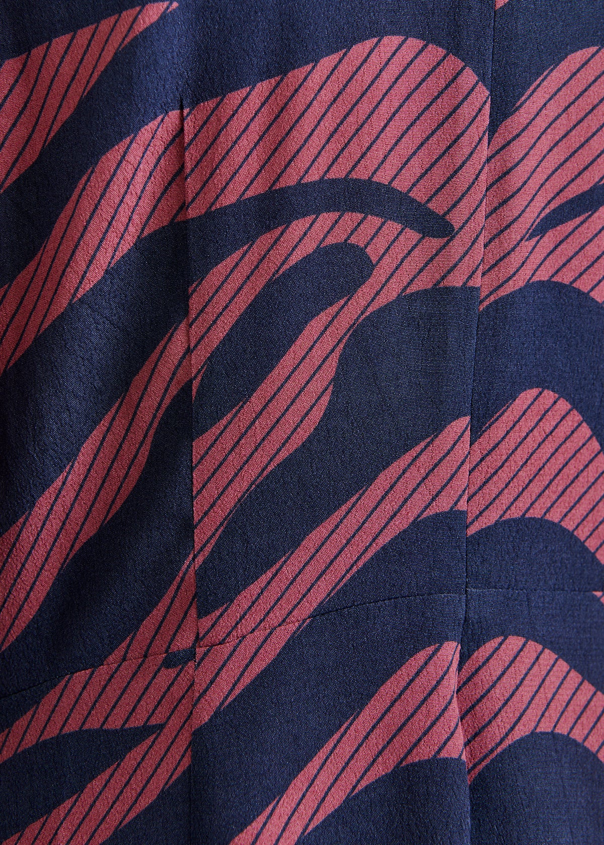 Istripe asymmetric dress