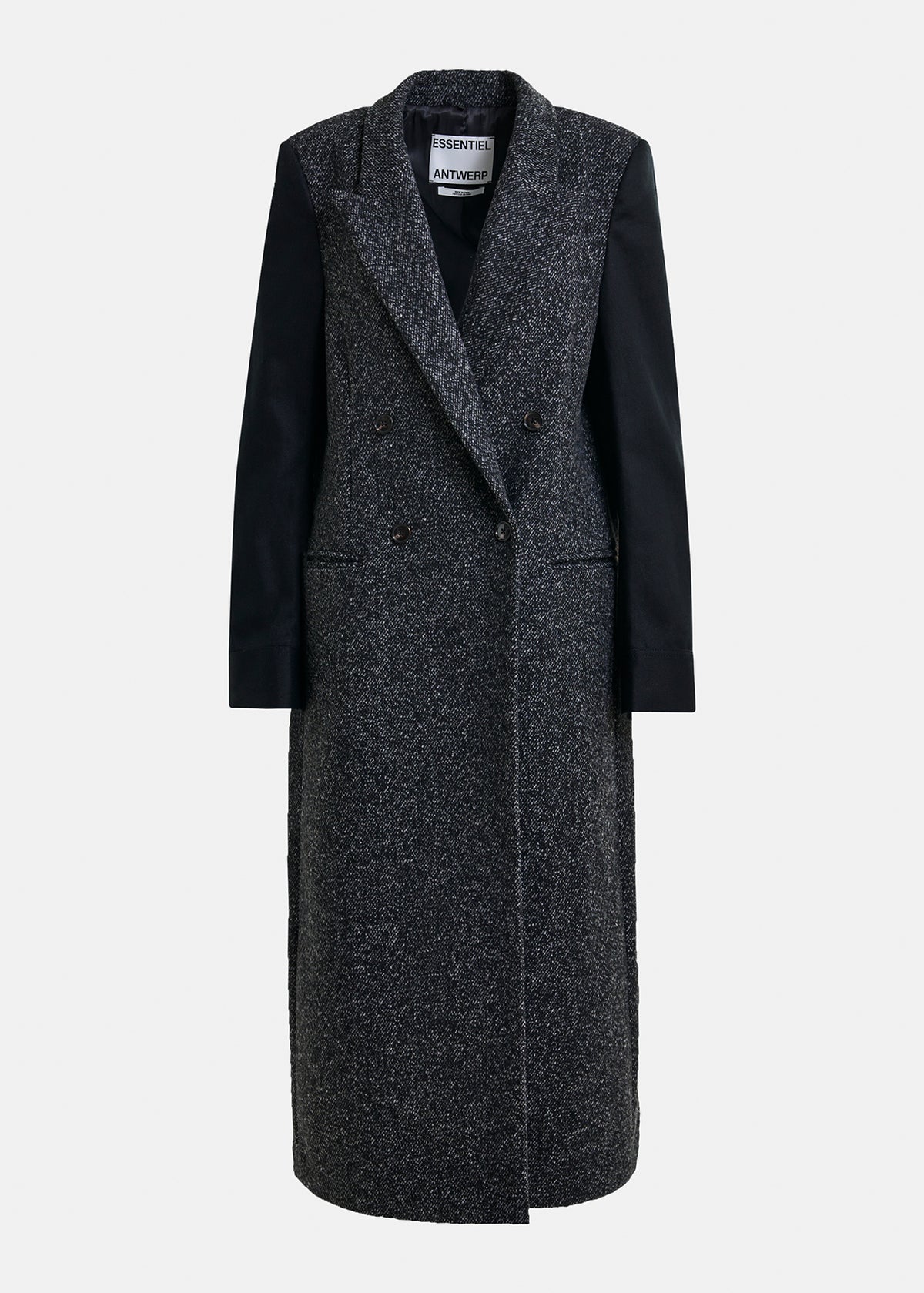 Ivona contrast sleeve coat