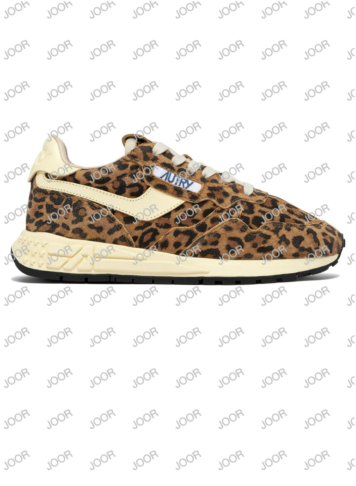 REELWIND LOW WOM UJ02 SUEDE/LEATHER LIGHT LEOPARD/RUTABAGA