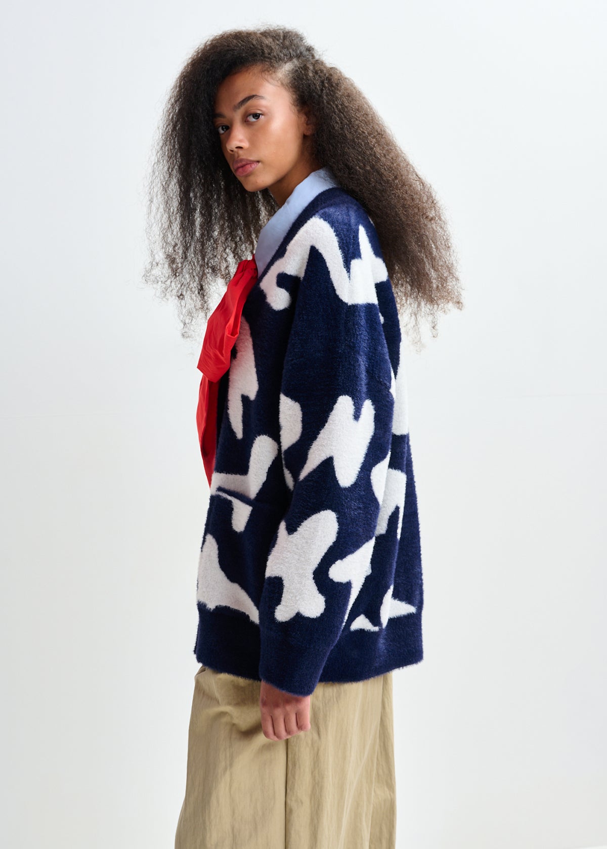 Jarden letters knit cardigan