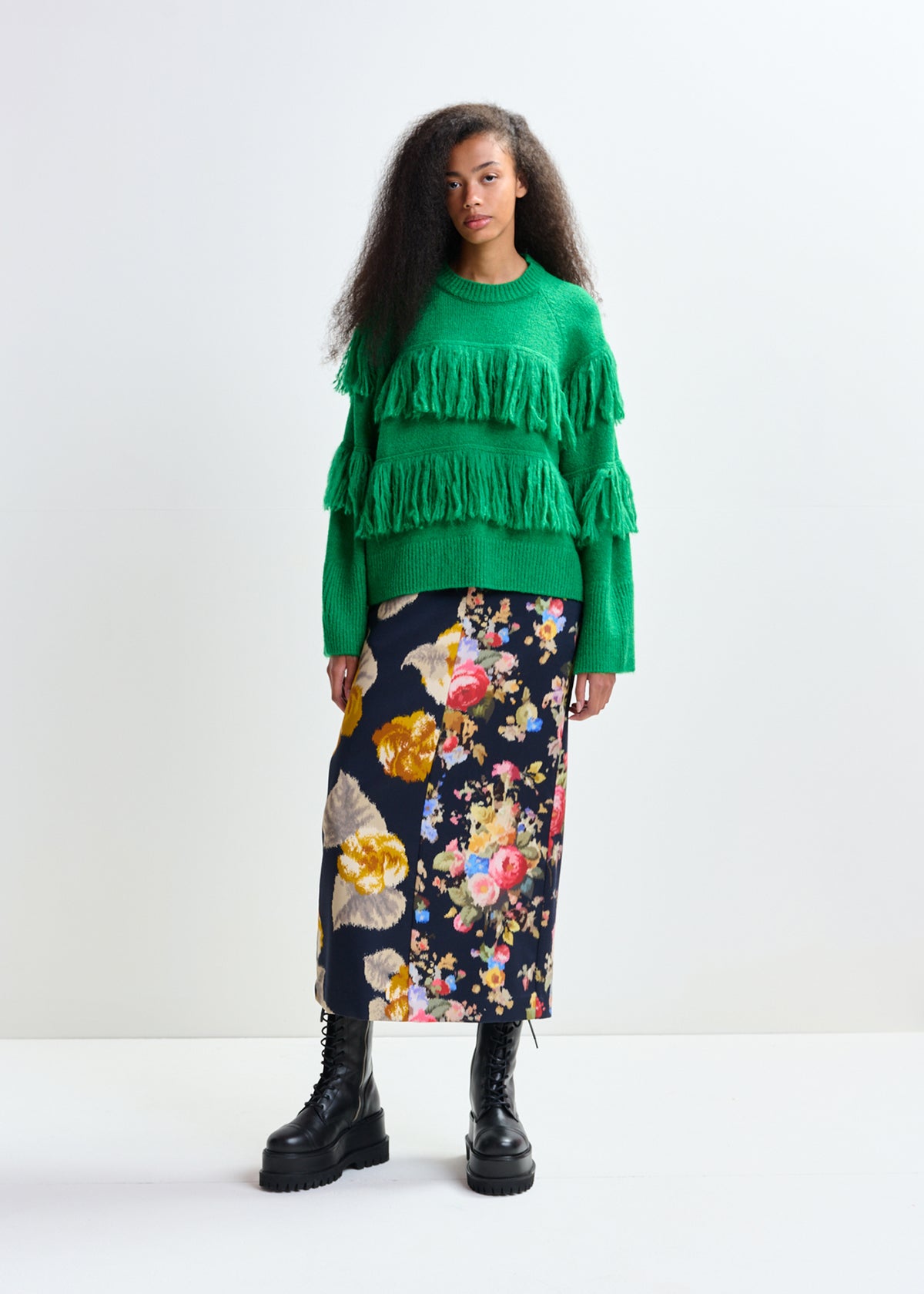 Johns pullover with fringes