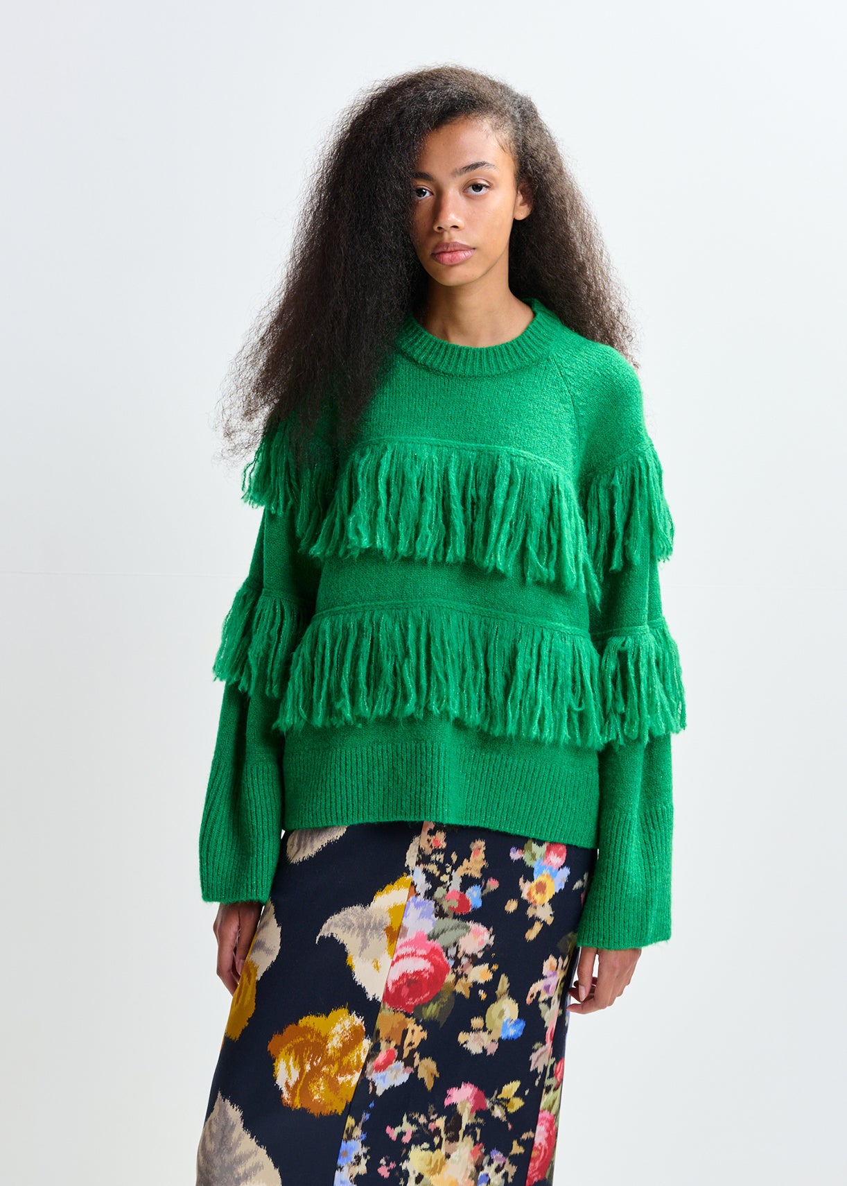 Johns pullover with fringes