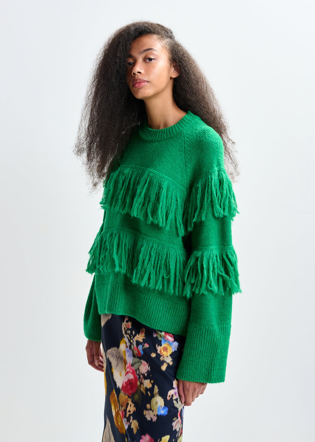 Johns pullover with fringes