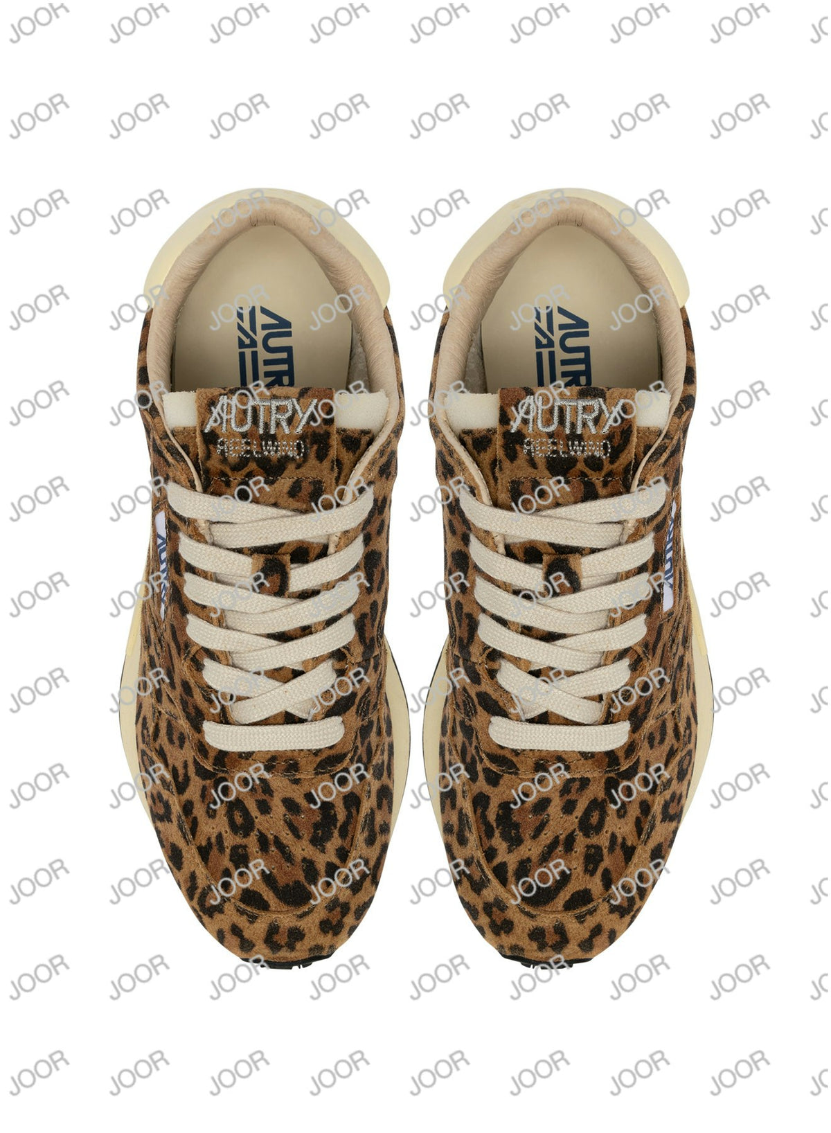 REELWIND LOW WOM UJ02 SUEDE/LEATHER LIGHT LEOPARD/RUTABAGA