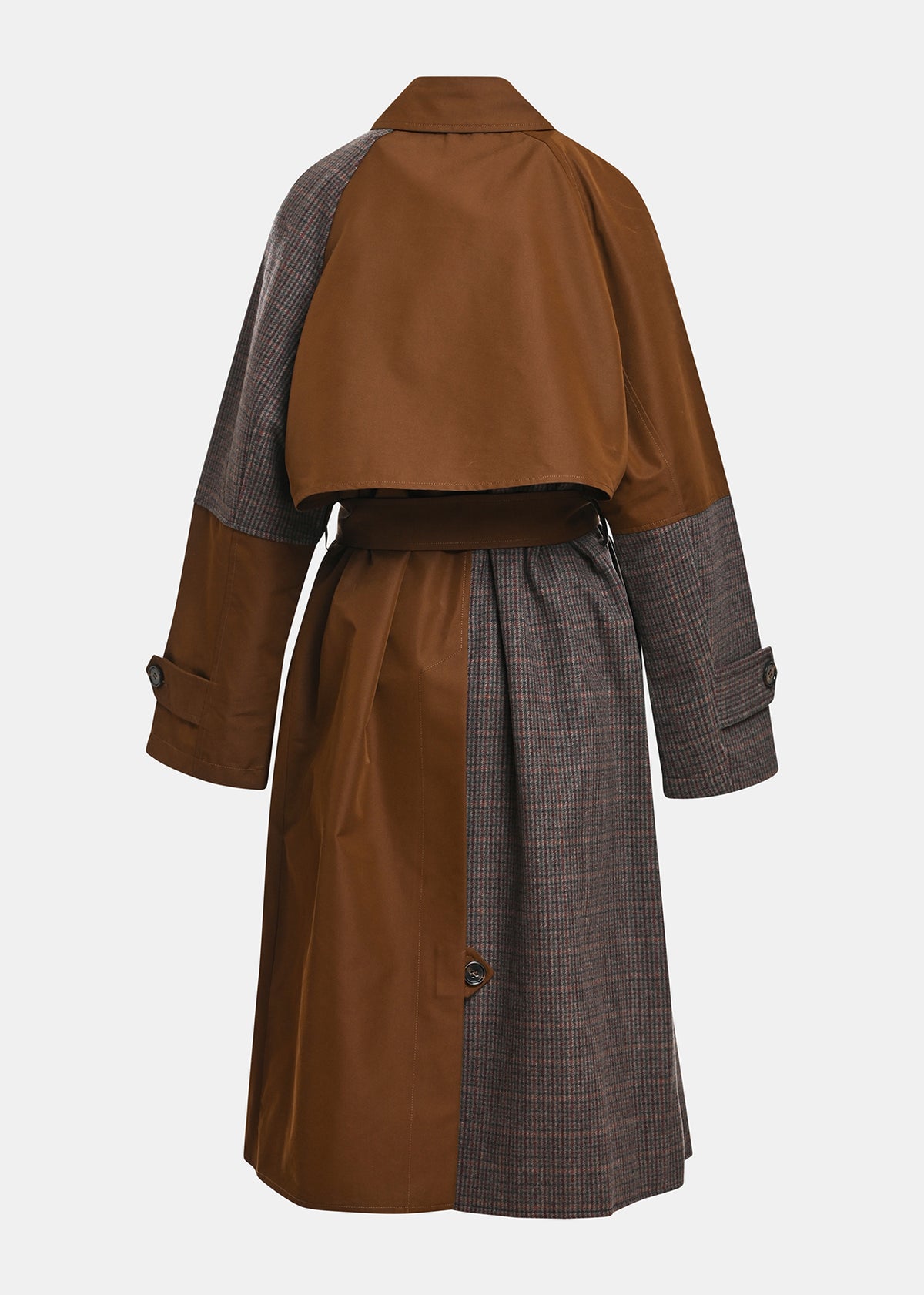 KAGU PATCHWORK TRENCH COAT