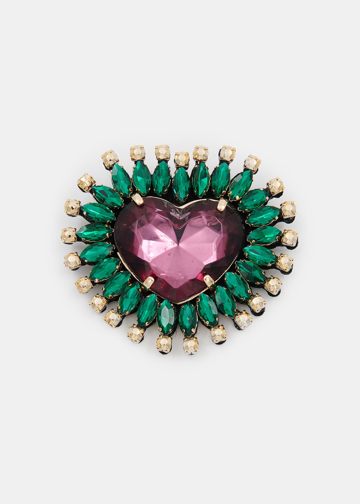 KOEUR2 HEART BROOCH
