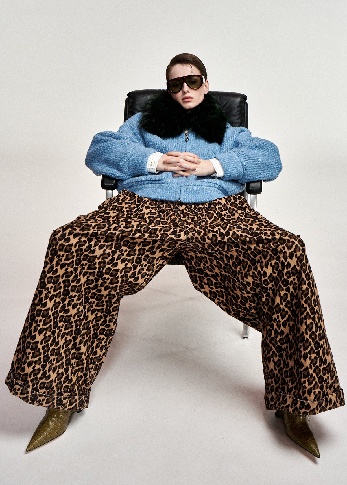 KANADA KNITTED JACKET WITH FUR