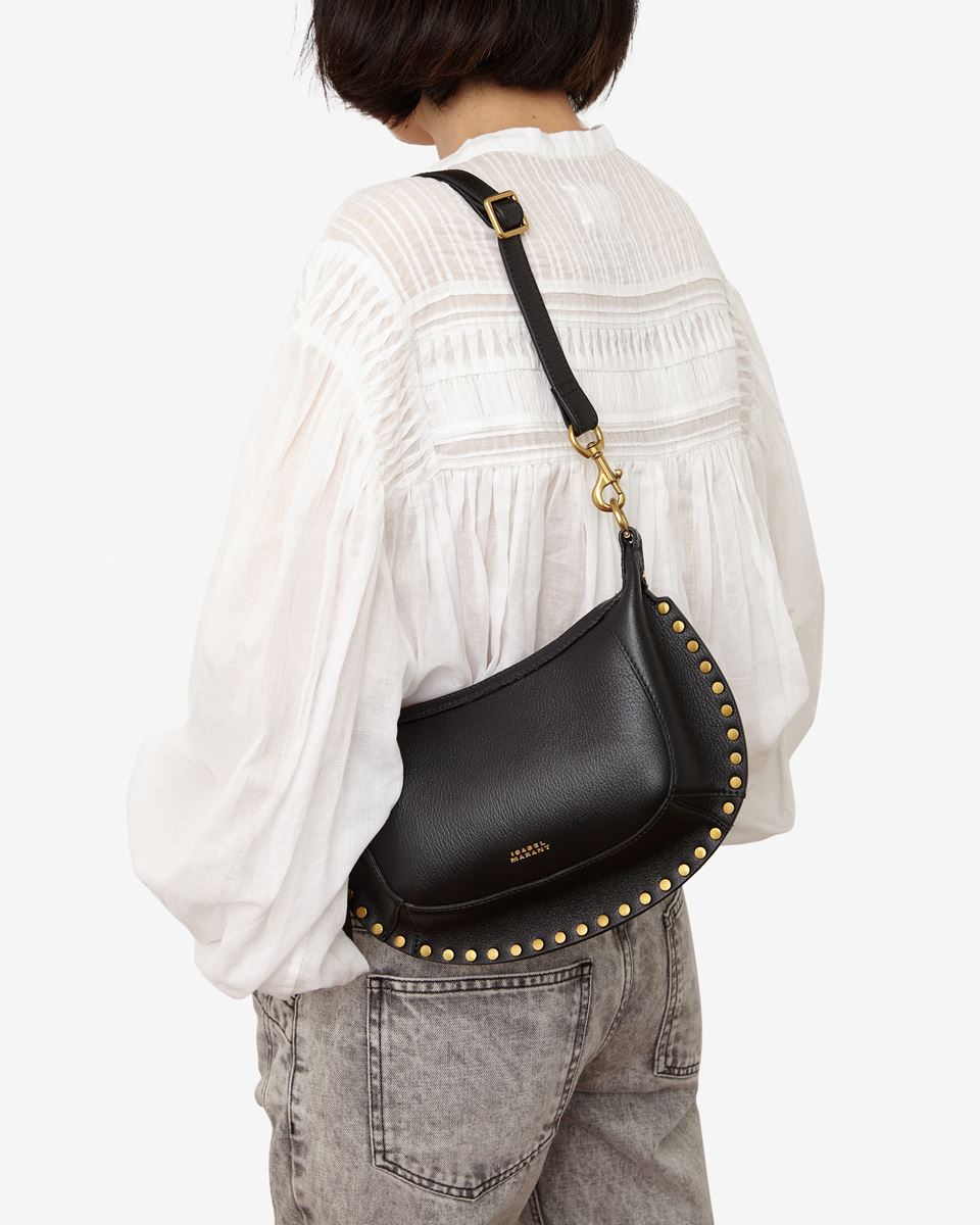 Isabel Marant Étoile Oskan Moon Grained Leather Shoulder Bag