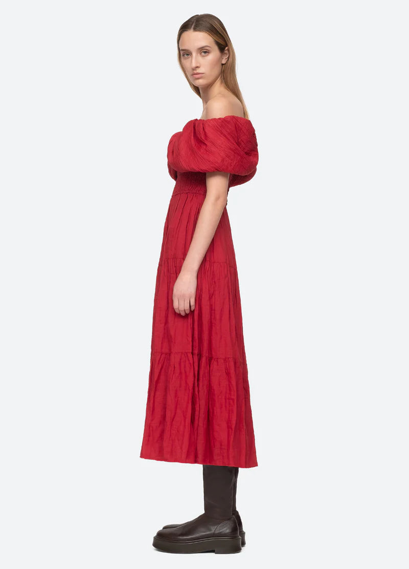 Sea NYC Loren Off-Shoulder Dress