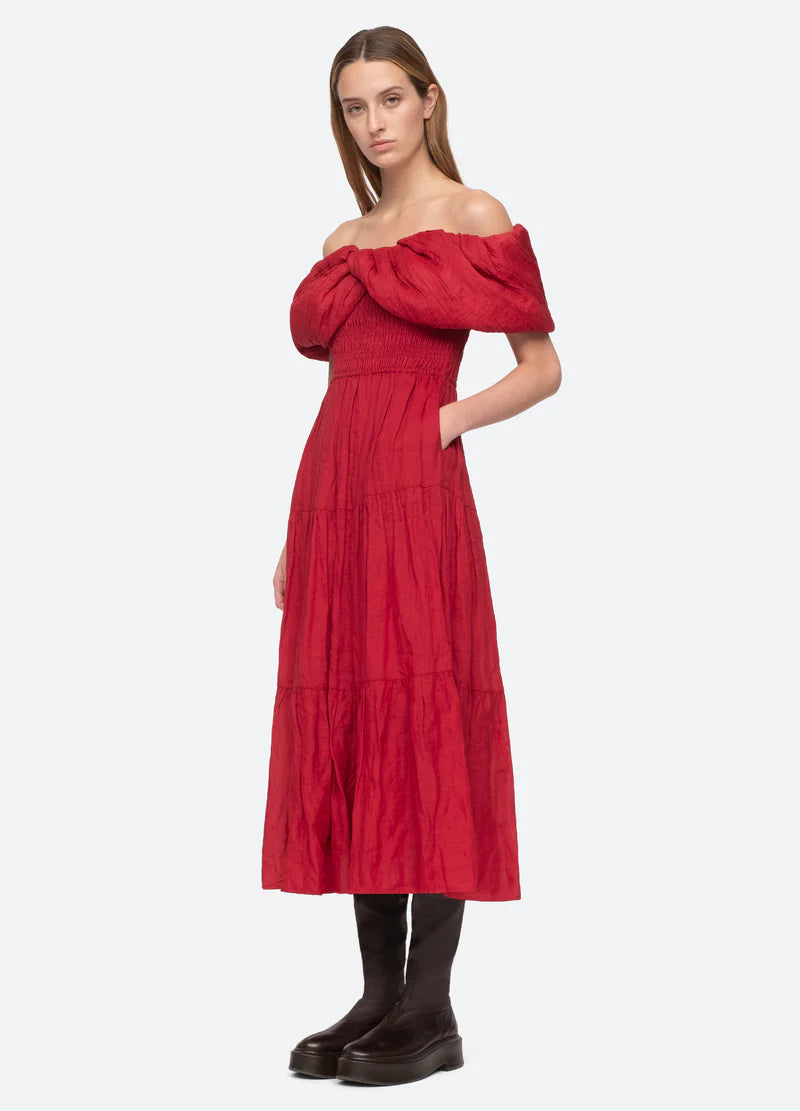 Sea NYC Loren Off-Shoulder Dress