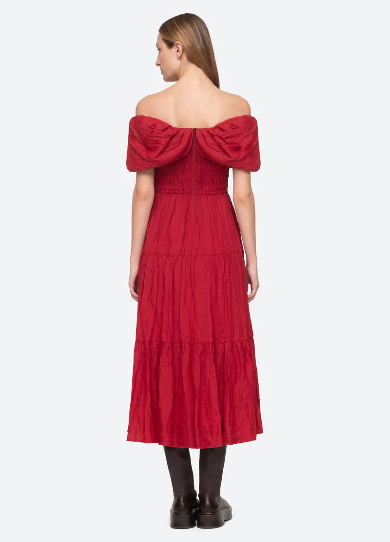 Sea NYC Loren Off-Shoulder Dress