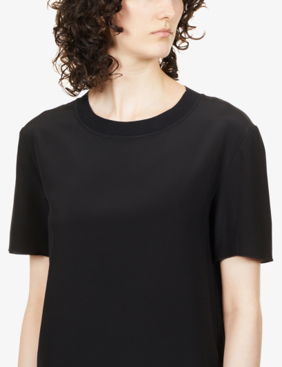 Joseph Silk Crepe de Soie Rubin Blouse