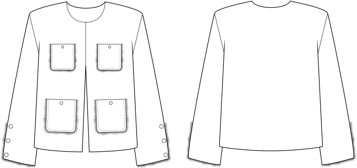 KINETIC FRINGED JACKET